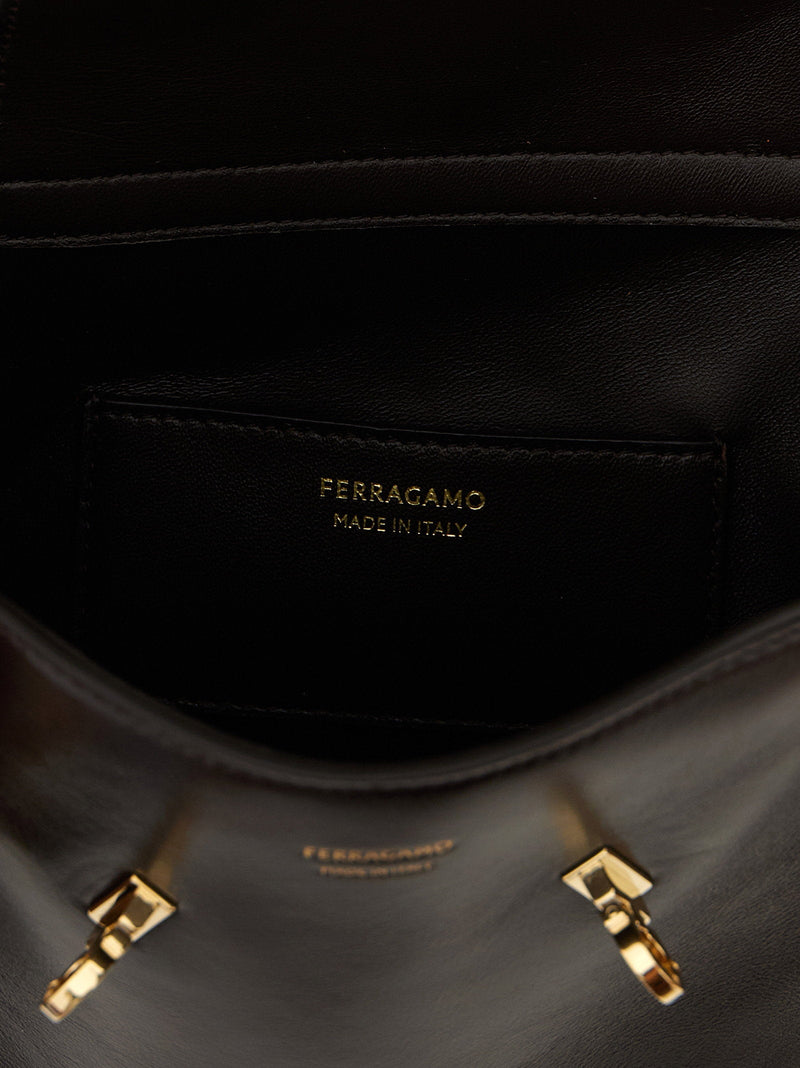 Ferragamo Hug Bb S Belt Bag — Black