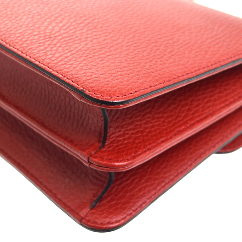 Gucci Interlocking Leather Red Bag