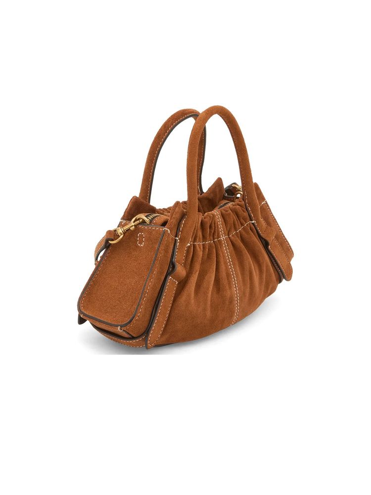 Marc Jacobs Christina Shoulder Bag — Copper Suede