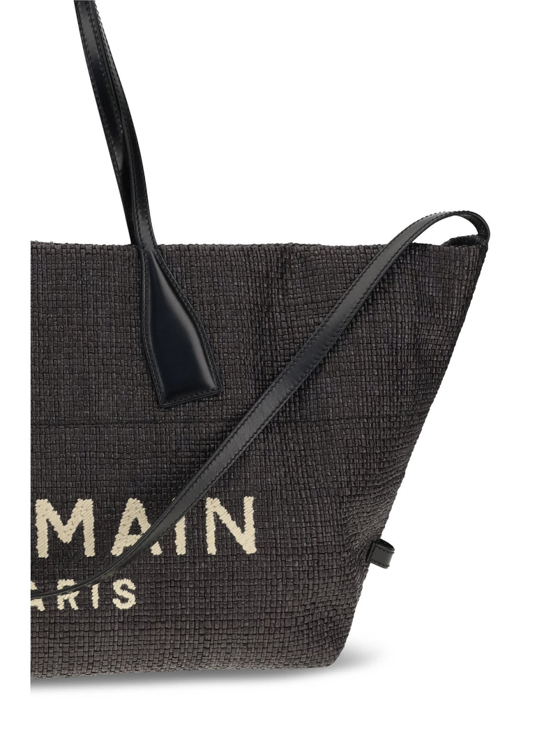 Balmain Track Shoulder Bag — Black