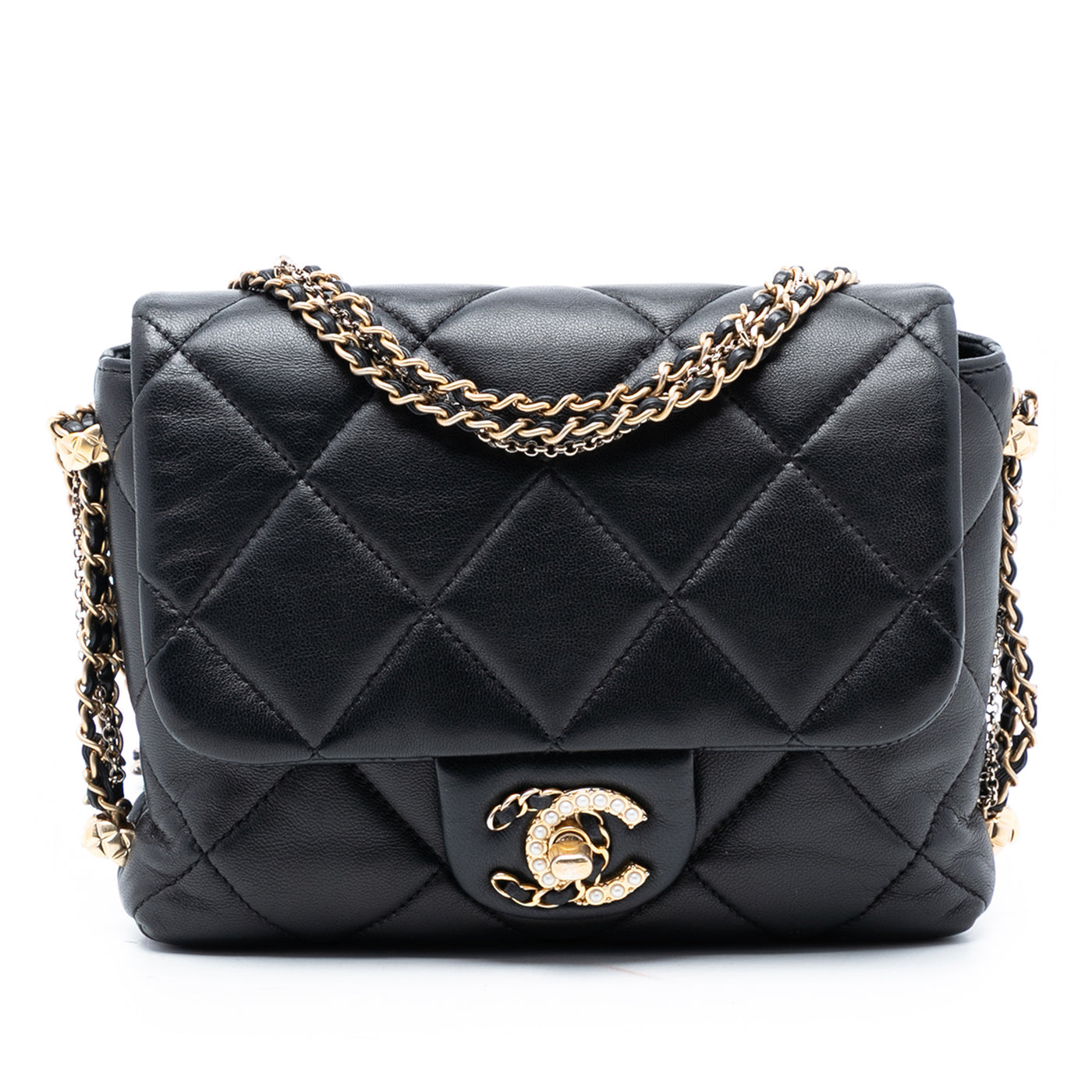 Mini Quilted Lambskin Crush on Chains Flap - Image 1