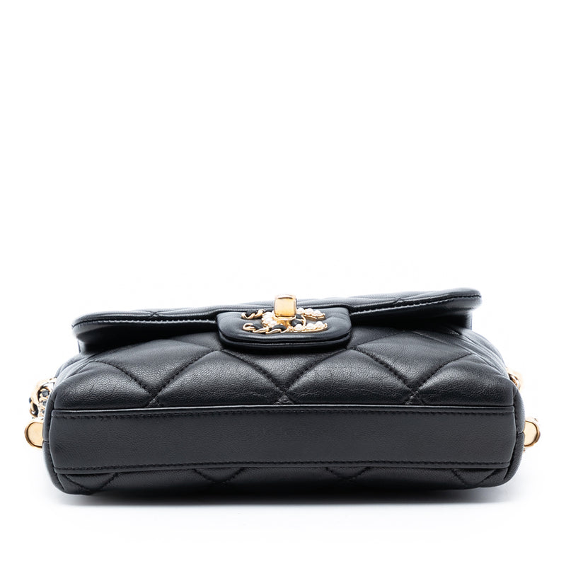 Mini Quilted Lambskin Crush on Chains Flap - Image 3