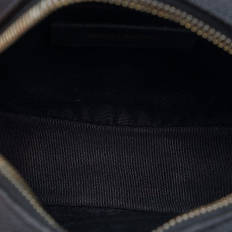 Chevron Grain De Poudre Round Vinyle Camera Bag - Image 4