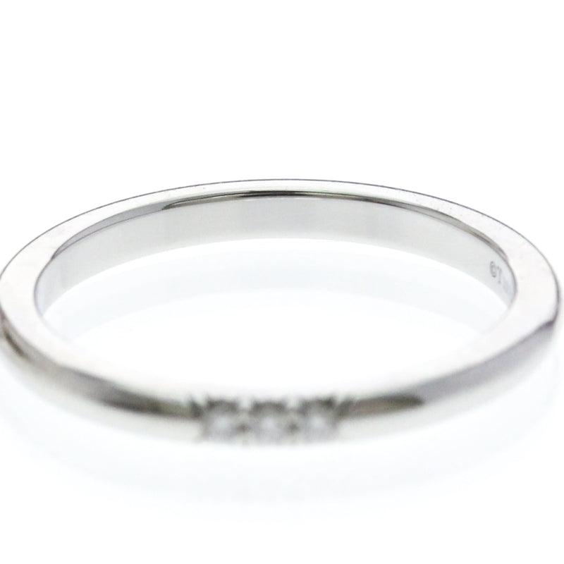 Tiffany & Co. Forever Wedding Band 950 Platinum With Diamonds Silver Bijoux