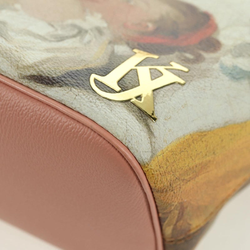 Louis Vuitton Neverfull Nm Limited Edition Jeff Koons Fragonard Print Canvas Pink Bag