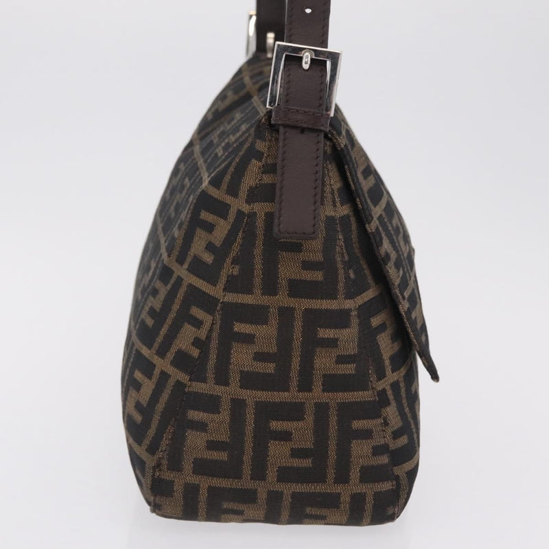 Fendi Zucchino Mamma Baguette Canvas Multicolour Bag