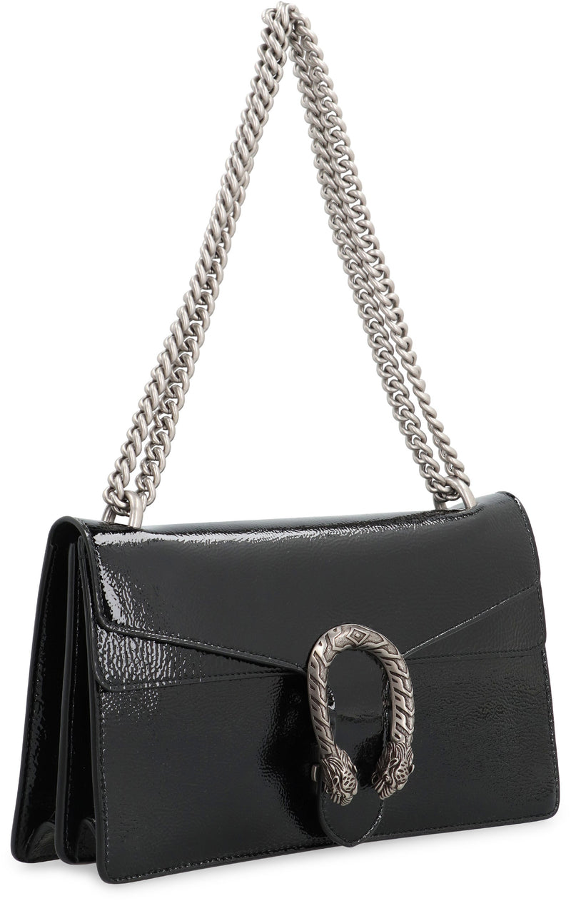 Gucci Dionysus Shoulder Bag — Black Calf Leather