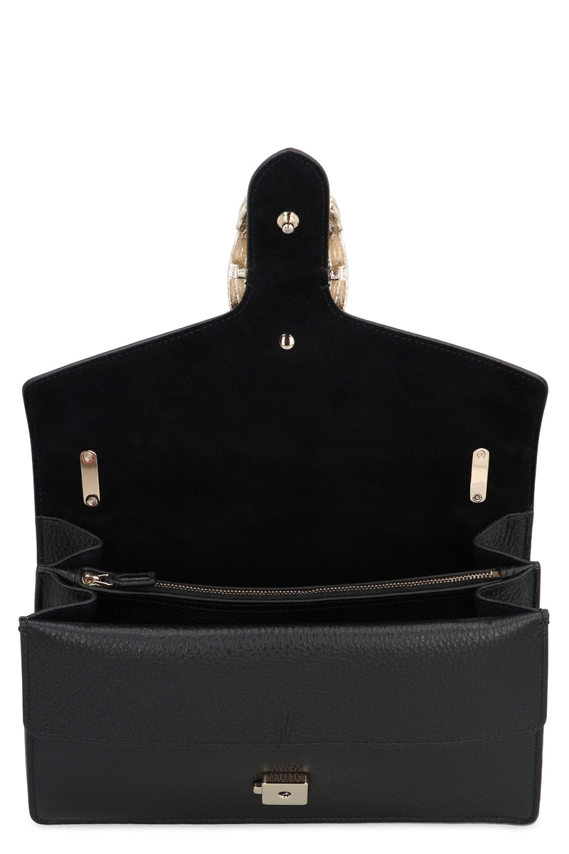 Gucci Shoulder Bag — Black Calfskin