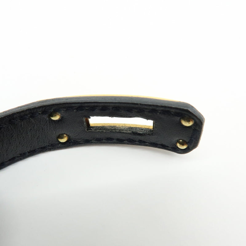 Hermes Kelly Double Tour Leather Black Bijoux