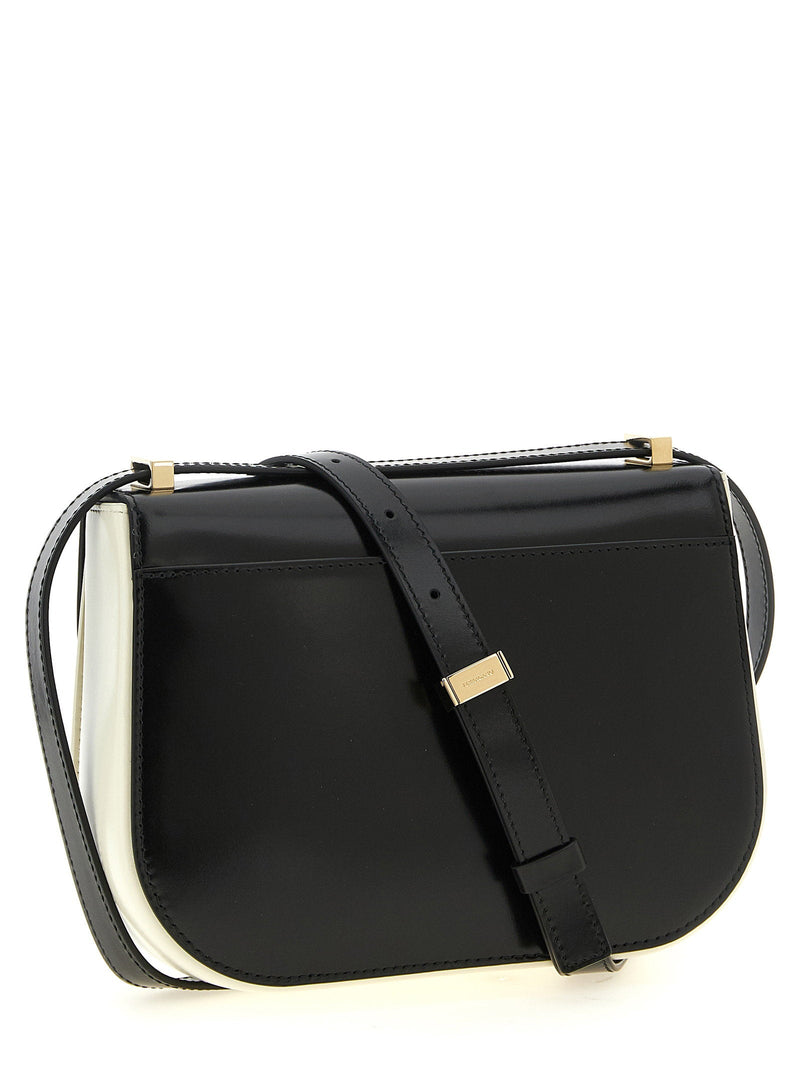 Ferragamo Crossbody Bag — Cream Smooth Calf Leather