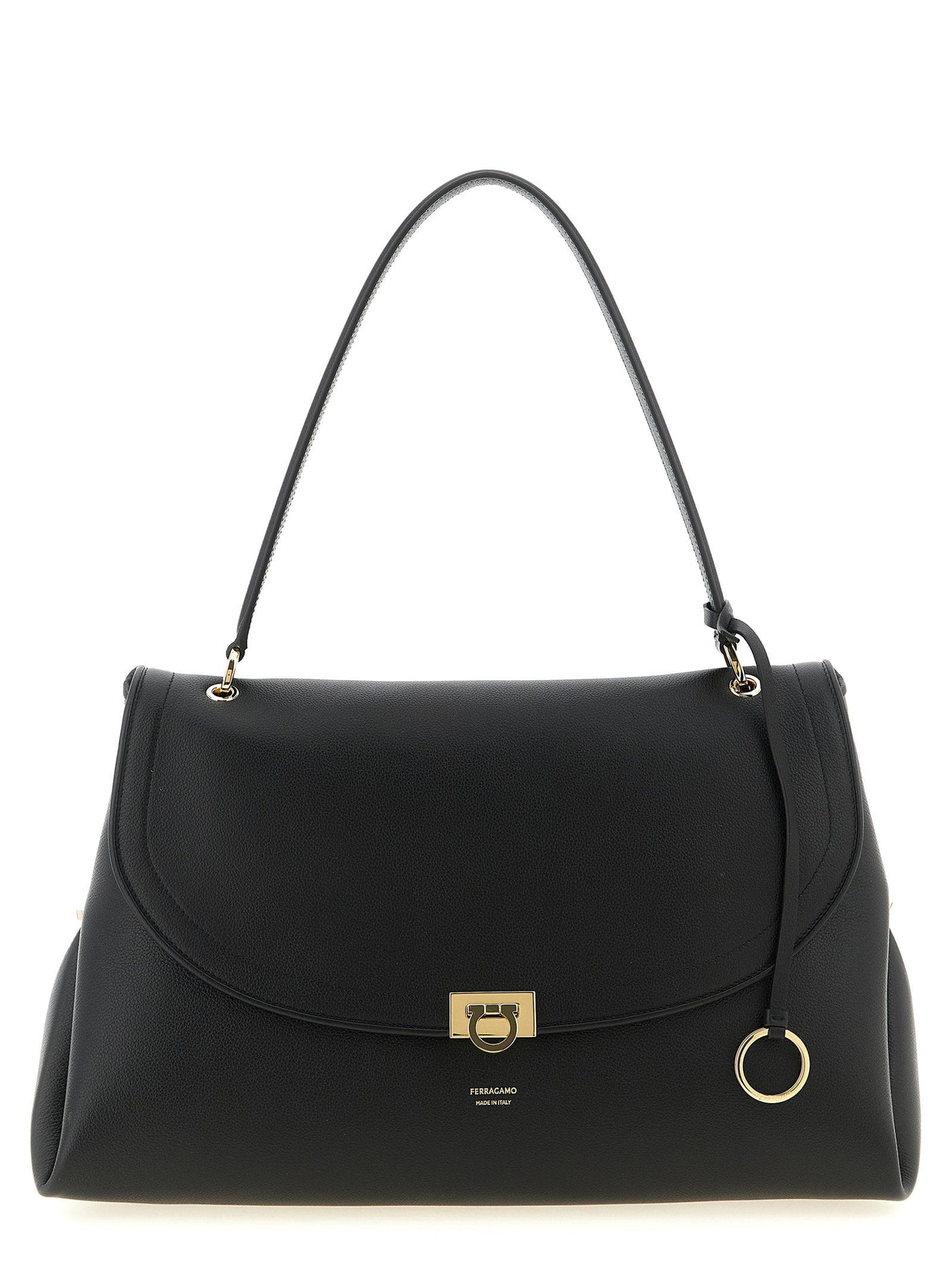 Ferragamo Sofia Shoulder Bag — Black