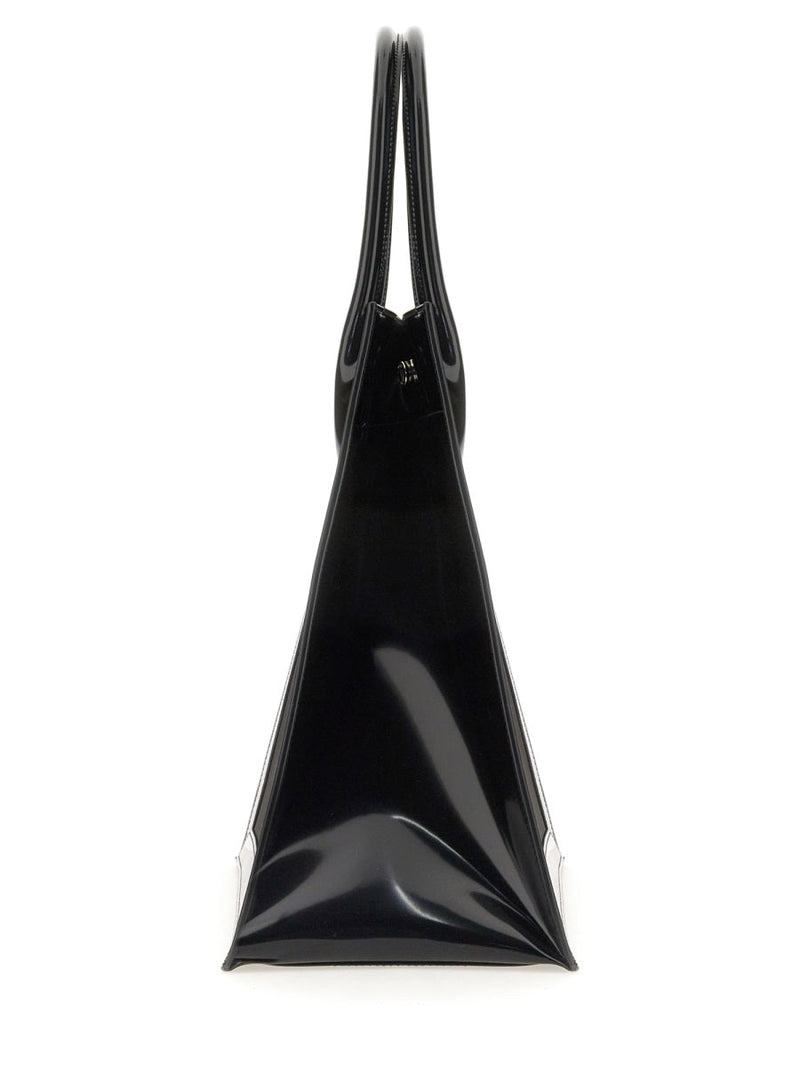 Saint Laurent Rive Gauche Shoulder Bag — Black Polyamide