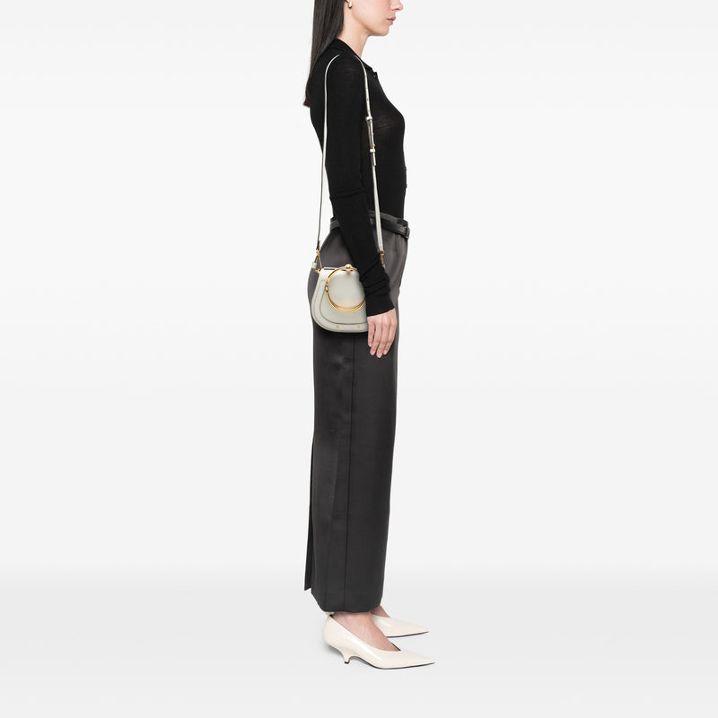 Small Leather Nile Bracelet Satchel - Image 6