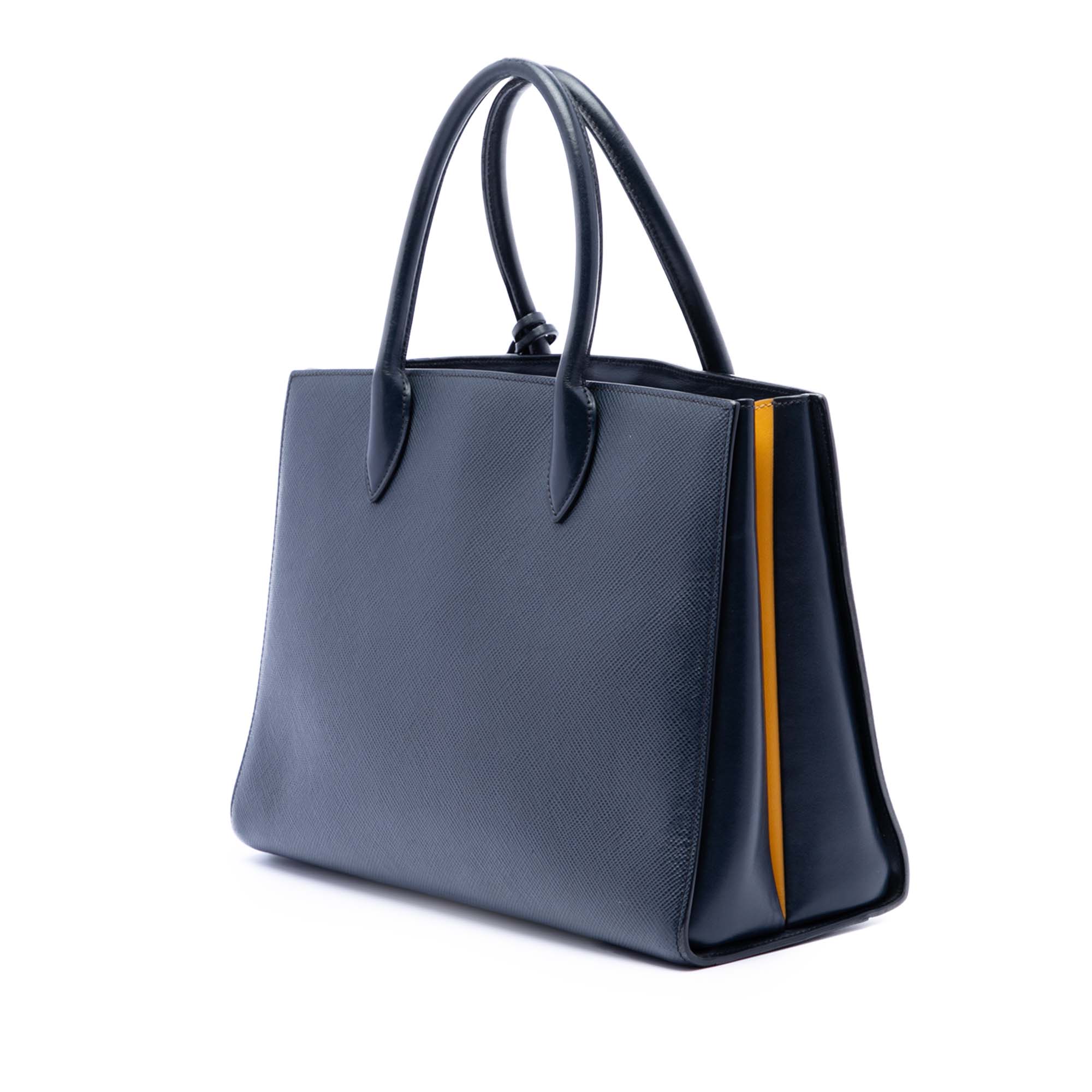Medium Saffiano Bibliotheque Satchel - Image 2