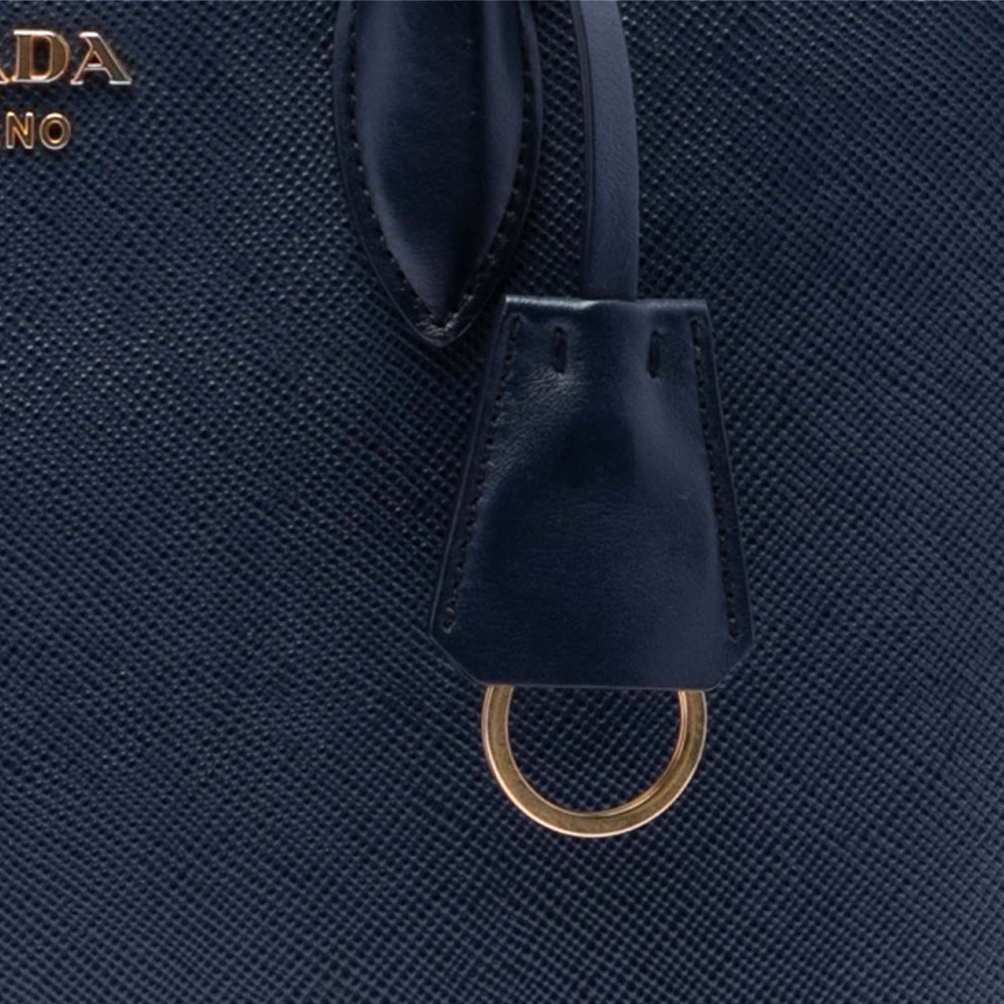 Medium Saffiano Bibliotheque Satchel - Image 6