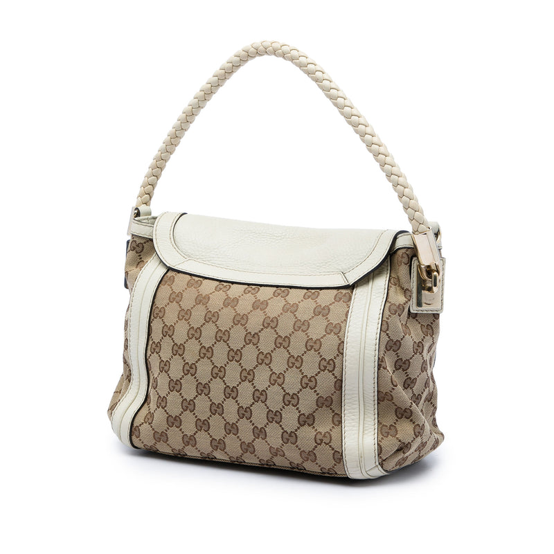 GG Canvas Bella Flap Satchel - Image 2