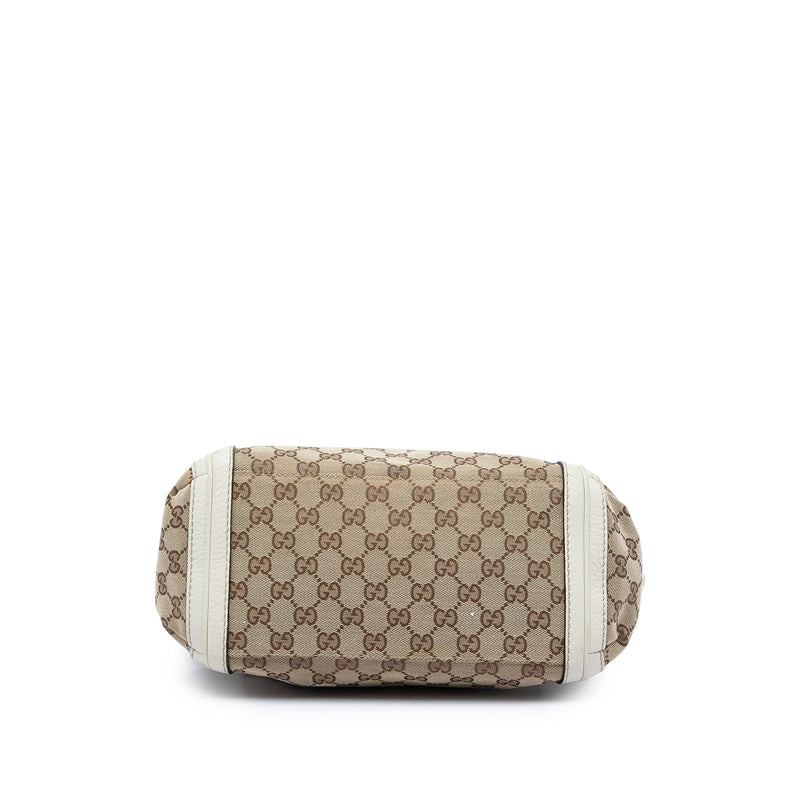 GG Canvas Bella Flap Satchel - Image 3