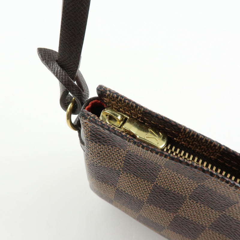 Louis Vuitton Trousse Make Up Damier Brown Canvas Bag
