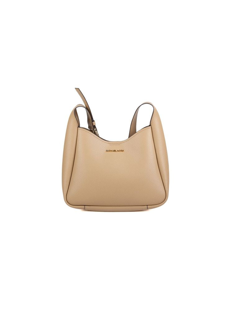 Michael Kors Shoulder Bag — Beige Leather