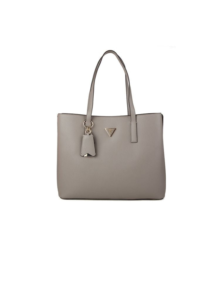 Guess Meridian Ii Tote Bag — Gray Polyurethane