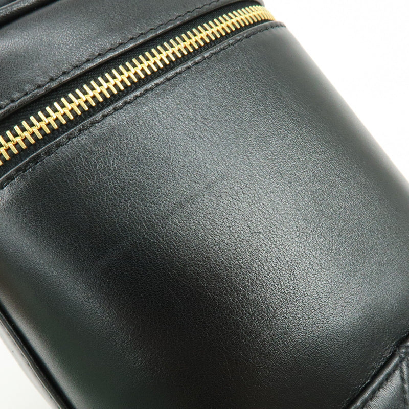 Chanel Vanity Leather Black Bag
