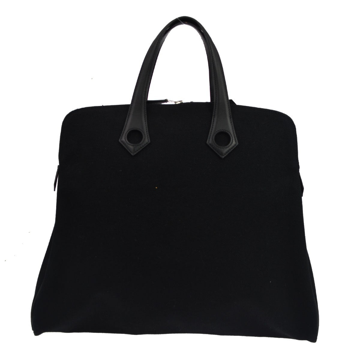 Hermes Heeboo Toile Black Canvas Bag