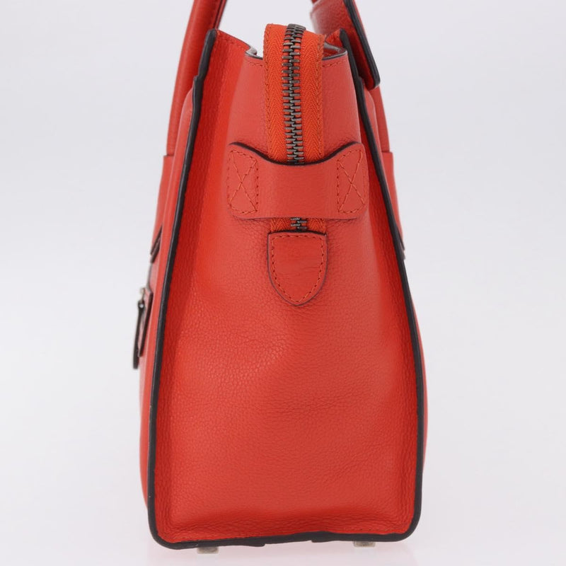 Celine Luggage Smooth Leather Red Bag