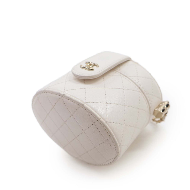 Mini Quilted Lambskin CC Allure Vanity Case - Image 12