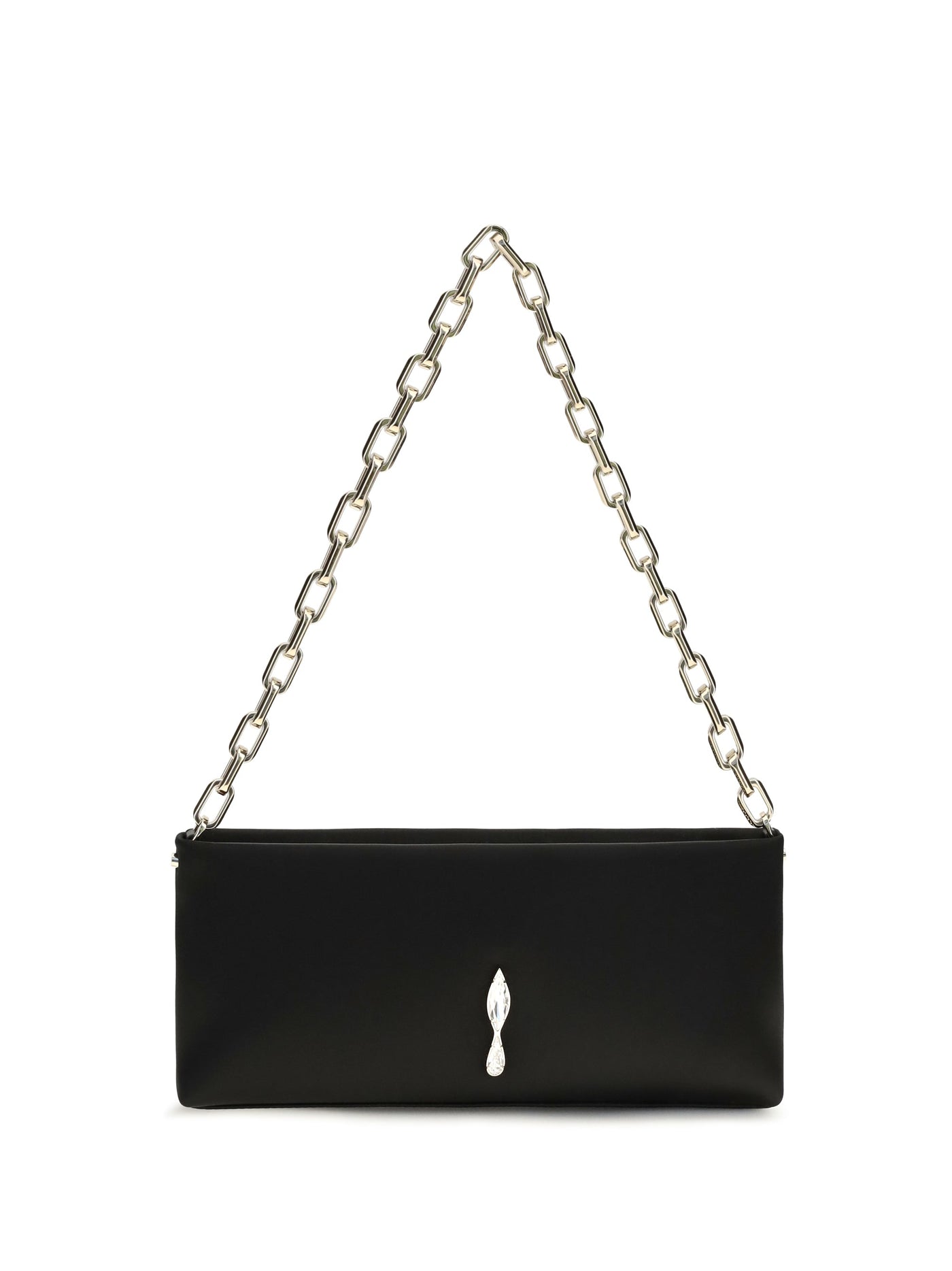 Christian Louboutin Maykimay Shoulder Bag — Black Calf Leather Bos Taurus