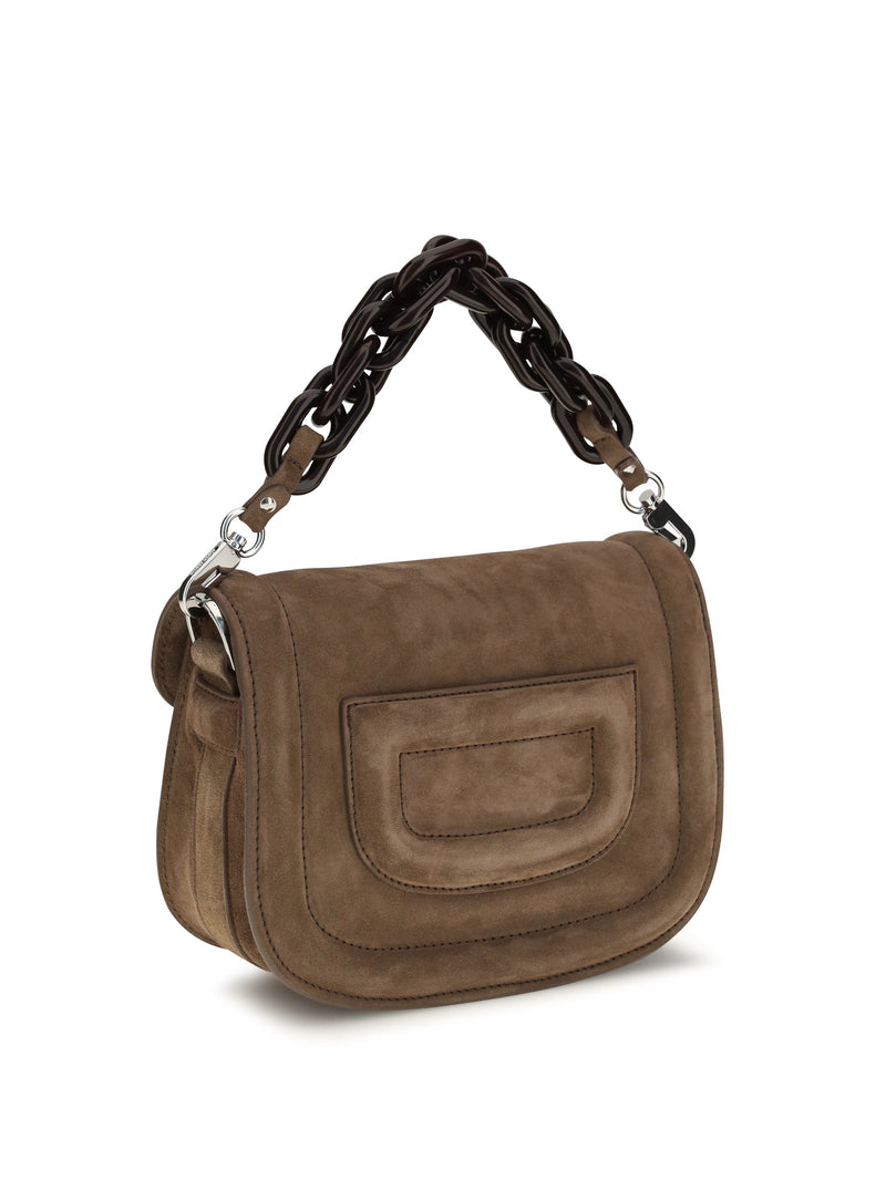 Pierre Hardy Alphaville Shoulder Bag — Brown Goatskin/hircus Goatskin