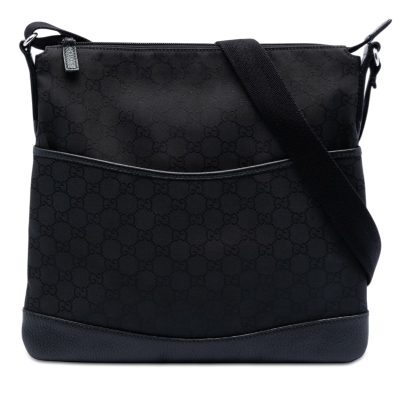 GG Nylon Flat Messenger Bag - Image 1