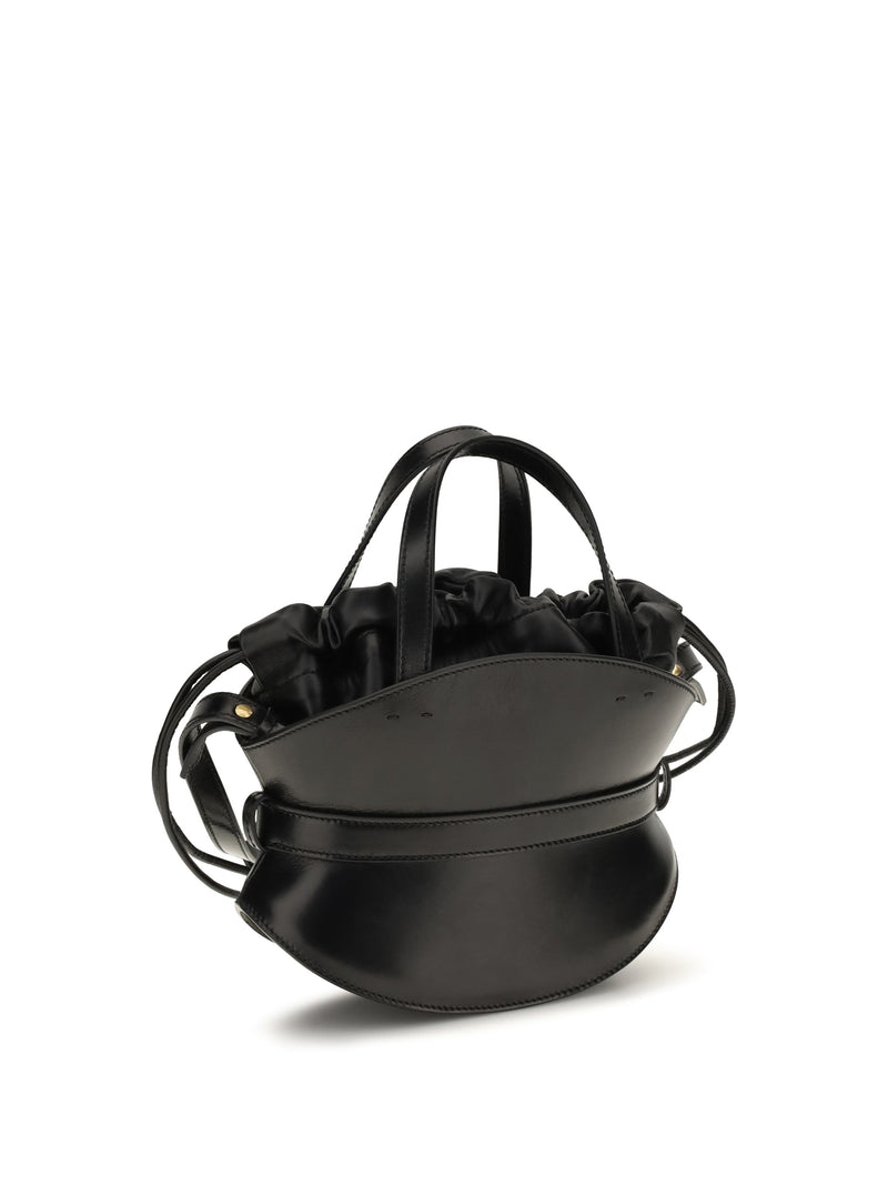 Balmain Shuffle Shoulder Bag — Black Calf Leather Bos Taurus