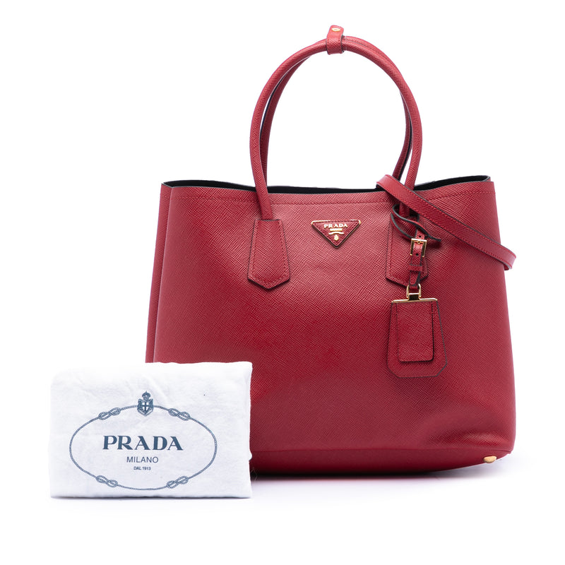 Large Saffiano Cuir Double Satchel - Image 8