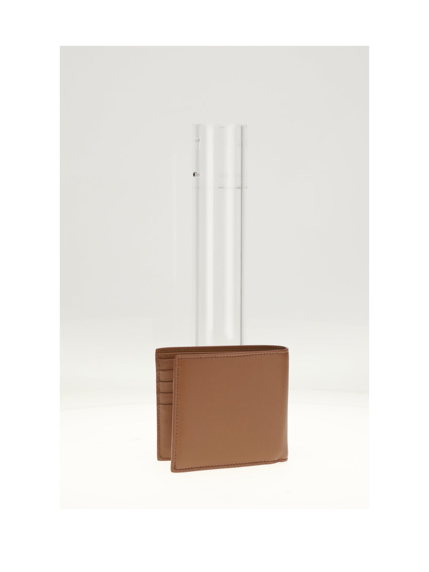 Celine Bi-Fold Lamb Leather Wallet — Tan