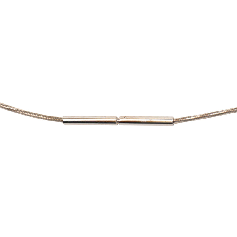 Palladium Plated Lacquered Cage D H Pendant Necklace - Image 4