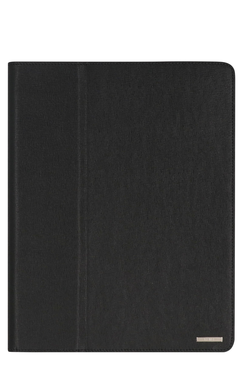 Fendi Calf Leather Ipad Cover — Black Wallet