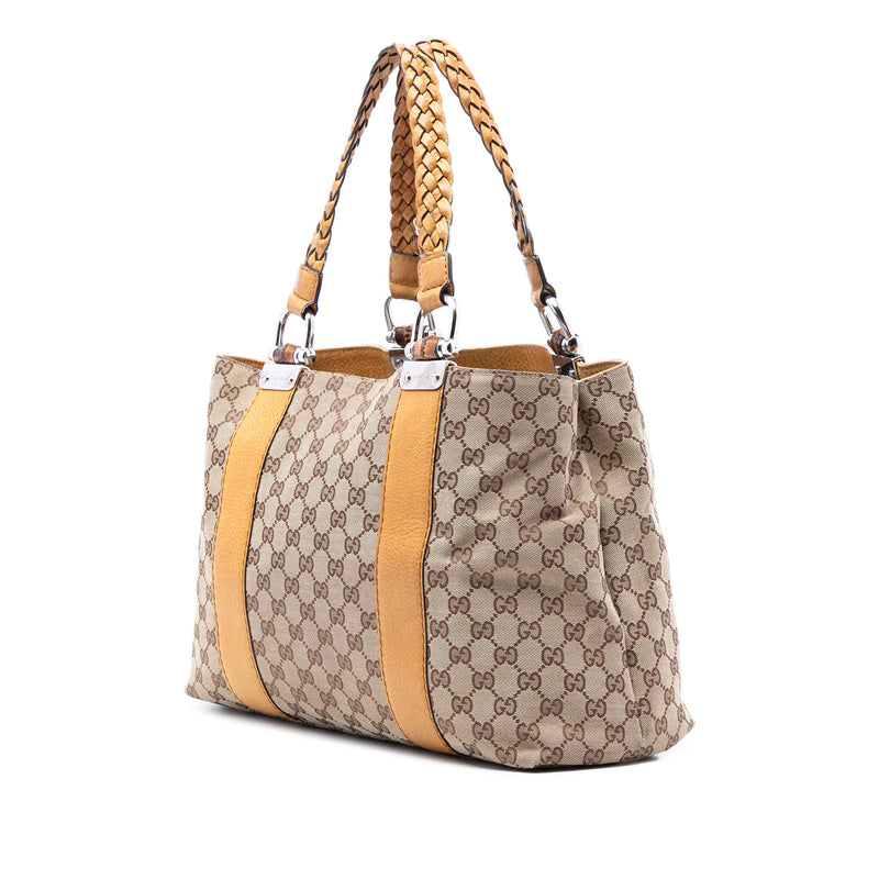 GG Canvas Bamboo Libeccio Tote - Image 2