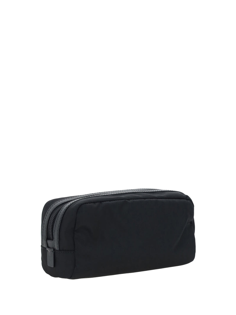 Prada Re-Nylon Travel Wallet — Black