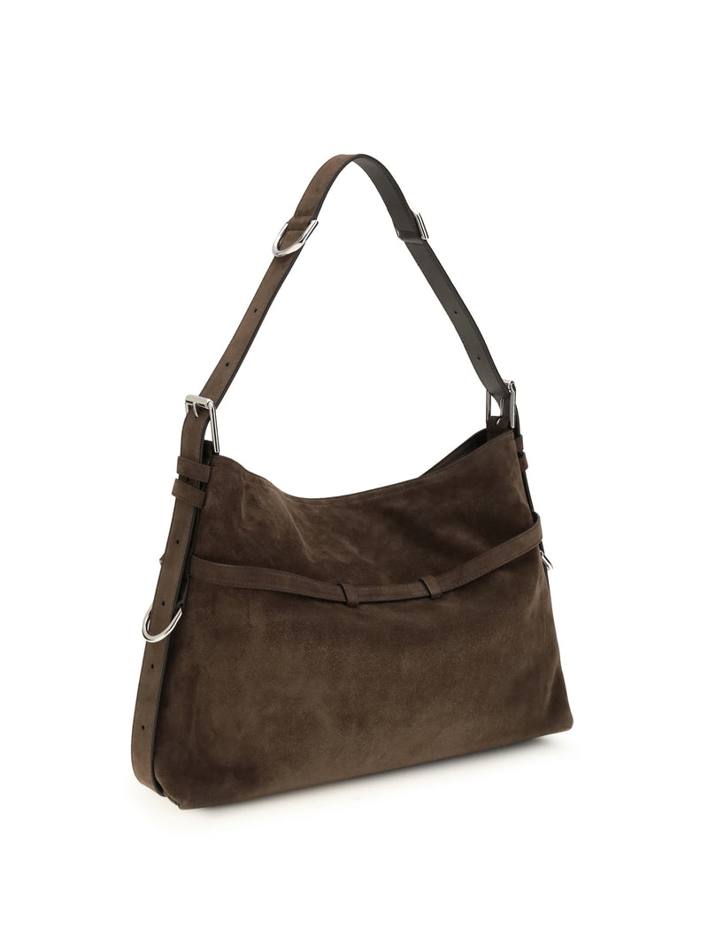 Givenchy Shoulder Bag — Brown Calf Suede