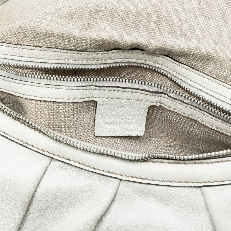 Medium Pebbled Calfskin Icon Bit Satchel - Image 6