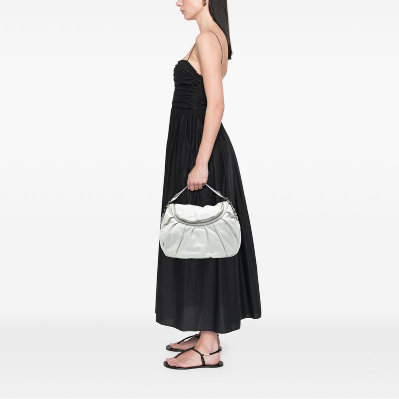 Medium Pebbled Calfskin Icon Bit Satchel - Image 7