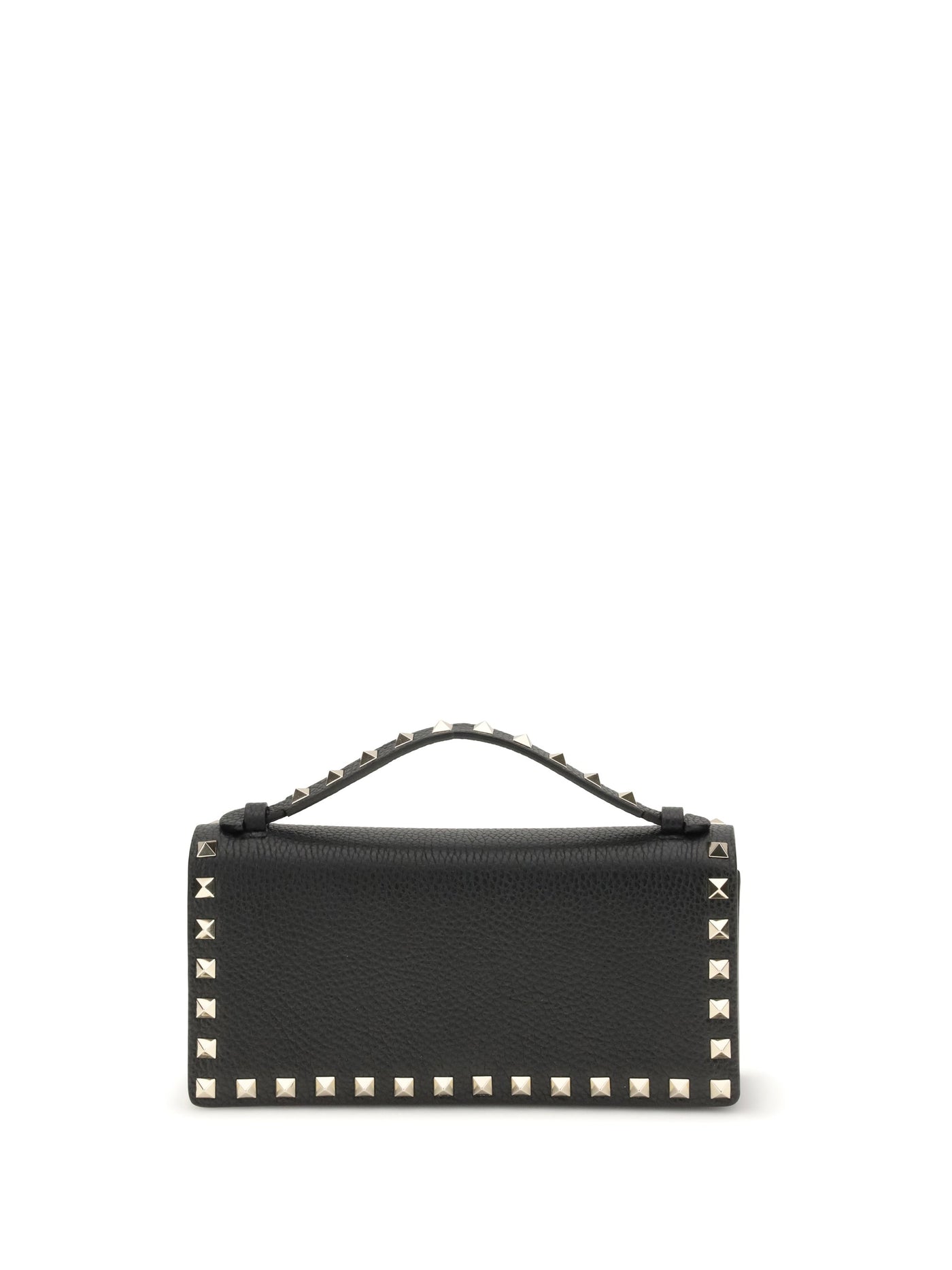 Valentino Garavani Wallet — Black Calf Leather Bos Taurus