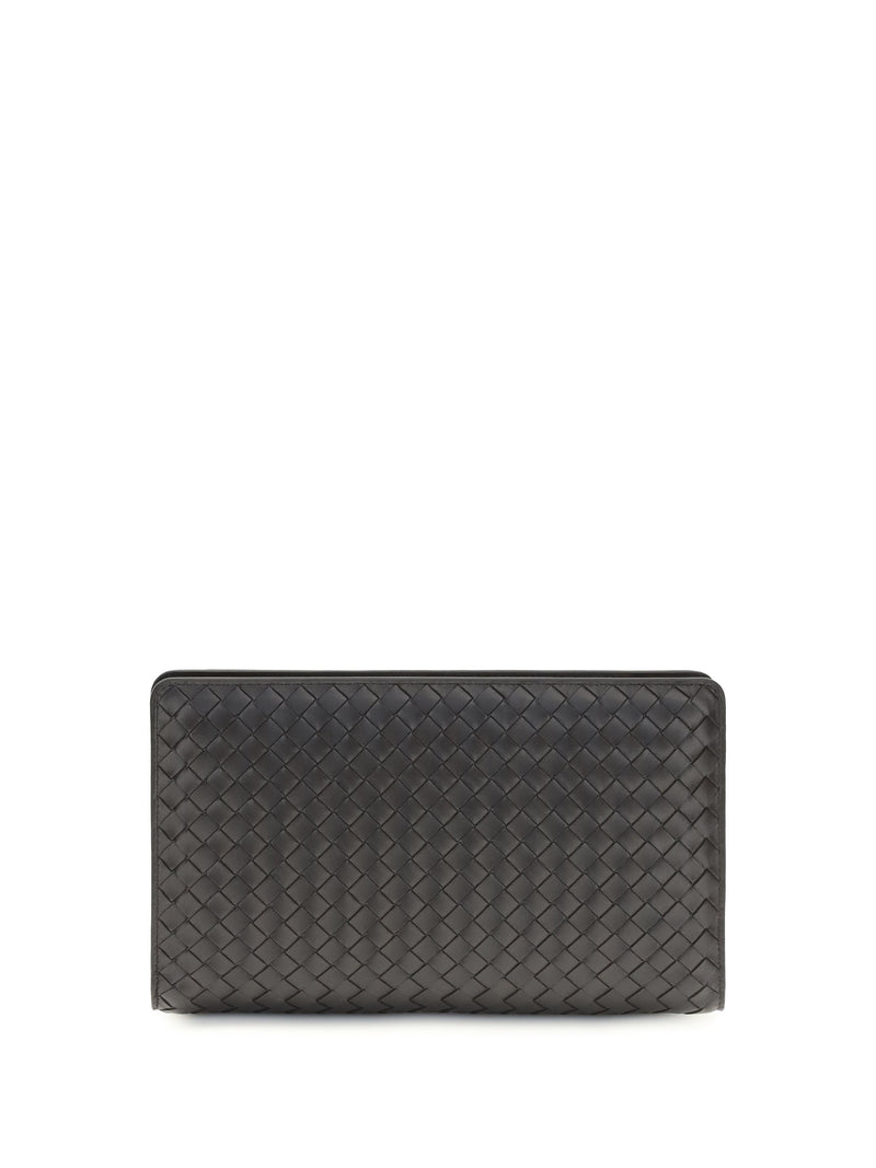 Bottega Veneta Wallet — Espresso Lambskin Leather & Purses