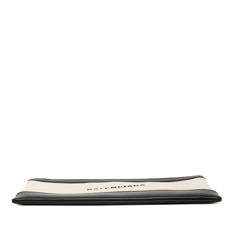 Canvas Navy Clip Clutch M - Image 3