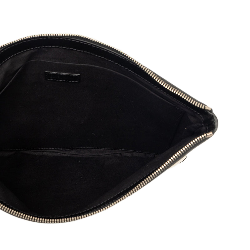 Canvas Navy Clip Clutch M - Image 4