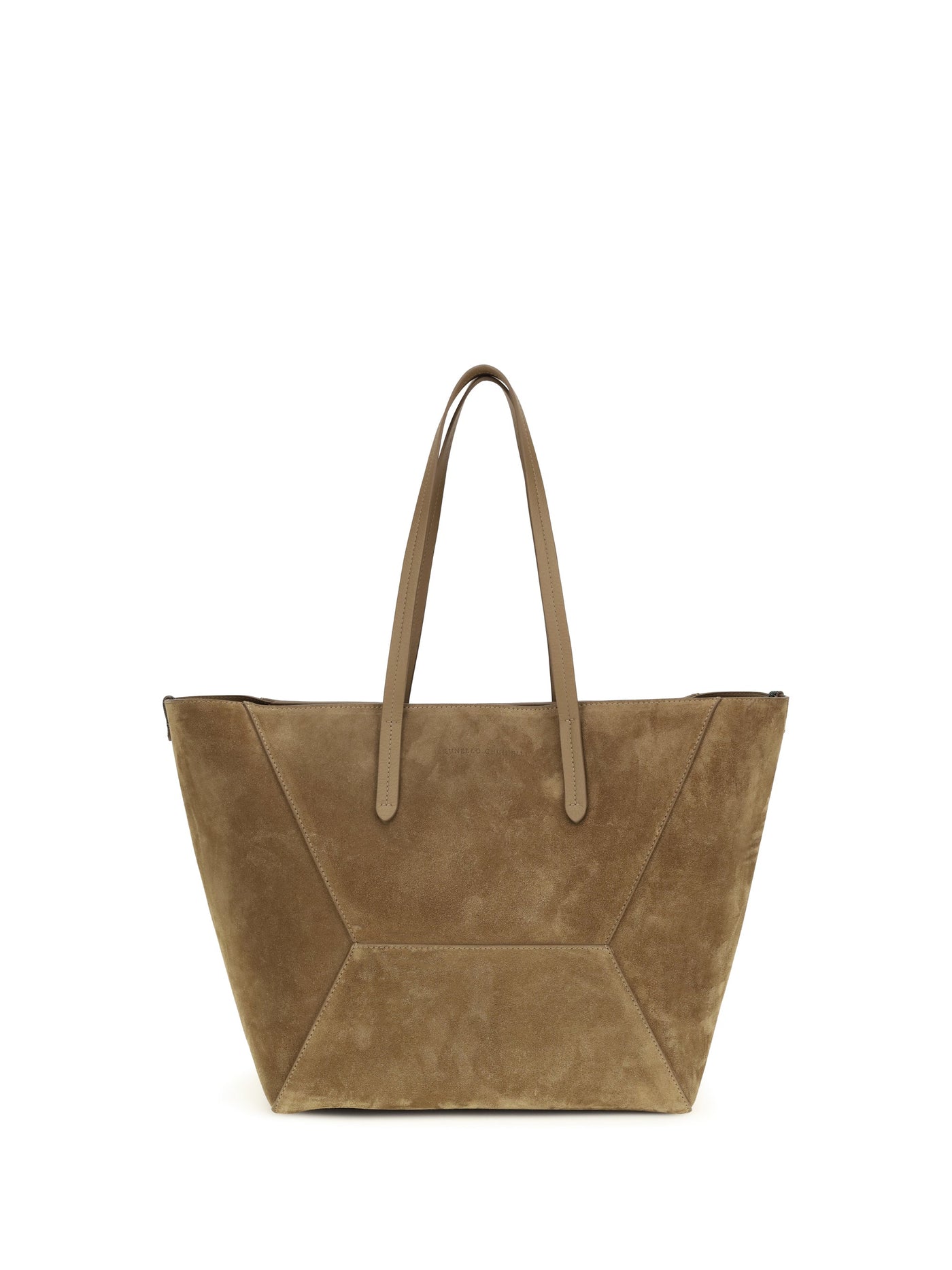 Brunello Cucinelli Bc Tote Bag — Beige Calf Leather Bos Taurus