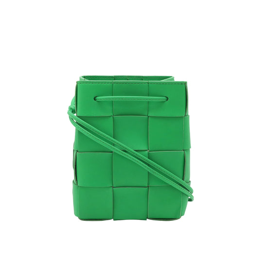 Small Nappa Maxi Intrecciato Cassette Bucket Bag - Image 1
