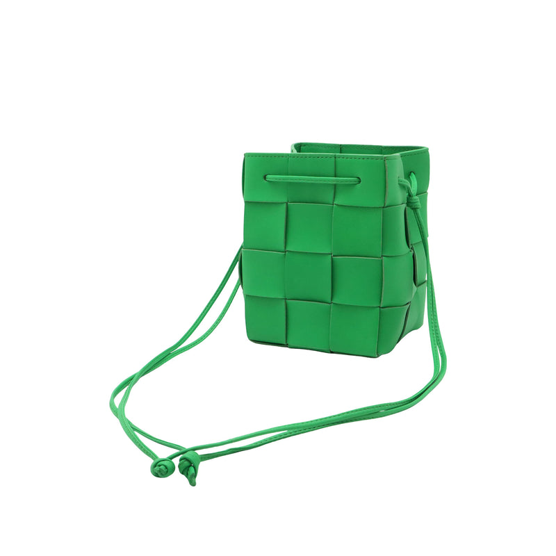 Small Nappa Maxi Intrecciato Cassette Bucket Bag - Image 2