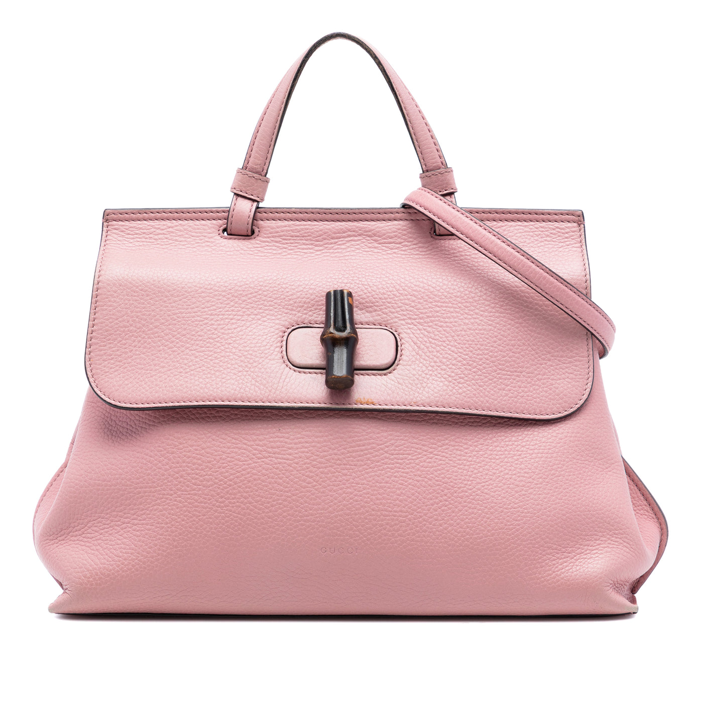 Medium Calfskin Bamboo Daily Satchel - Image 1