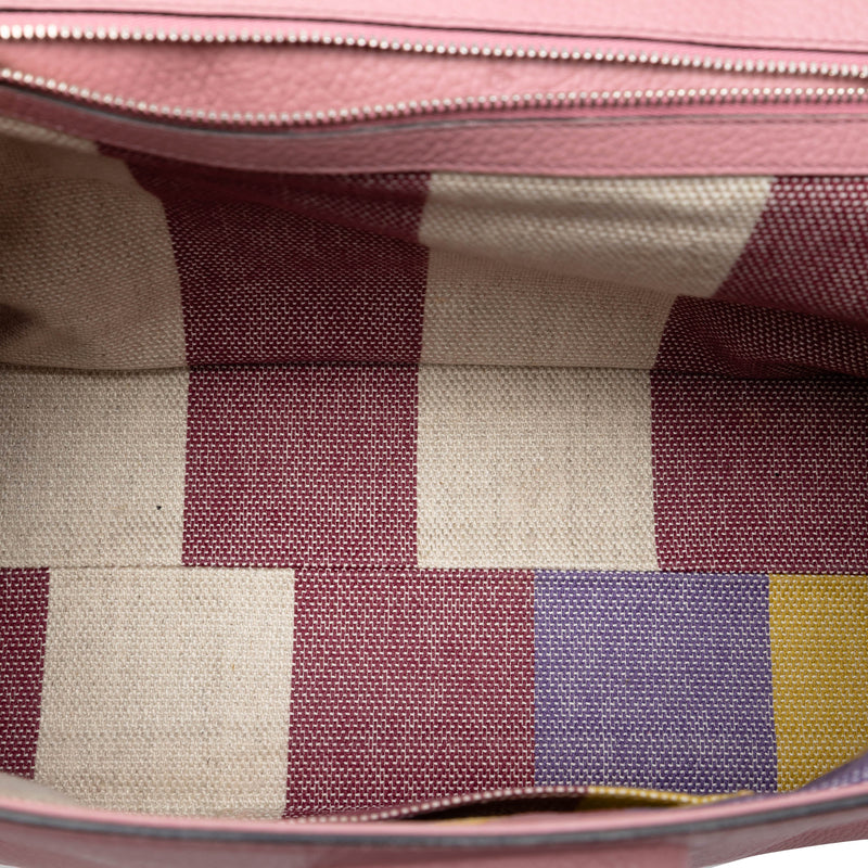 Medium Calfskin Bamboo Daily Satchel - Image 4
